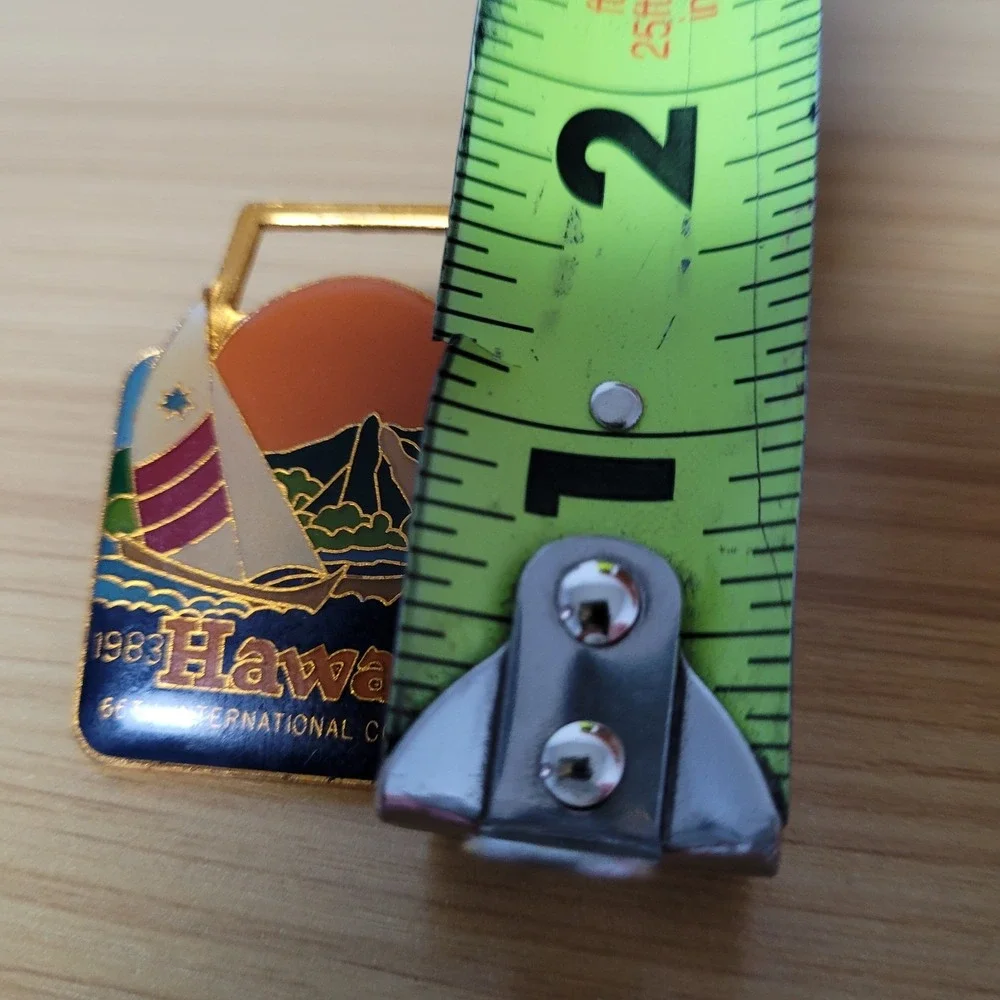 Lions‎ Club 1983 Hawaii 66th International Convention Pin Lapel Ribbon Medal